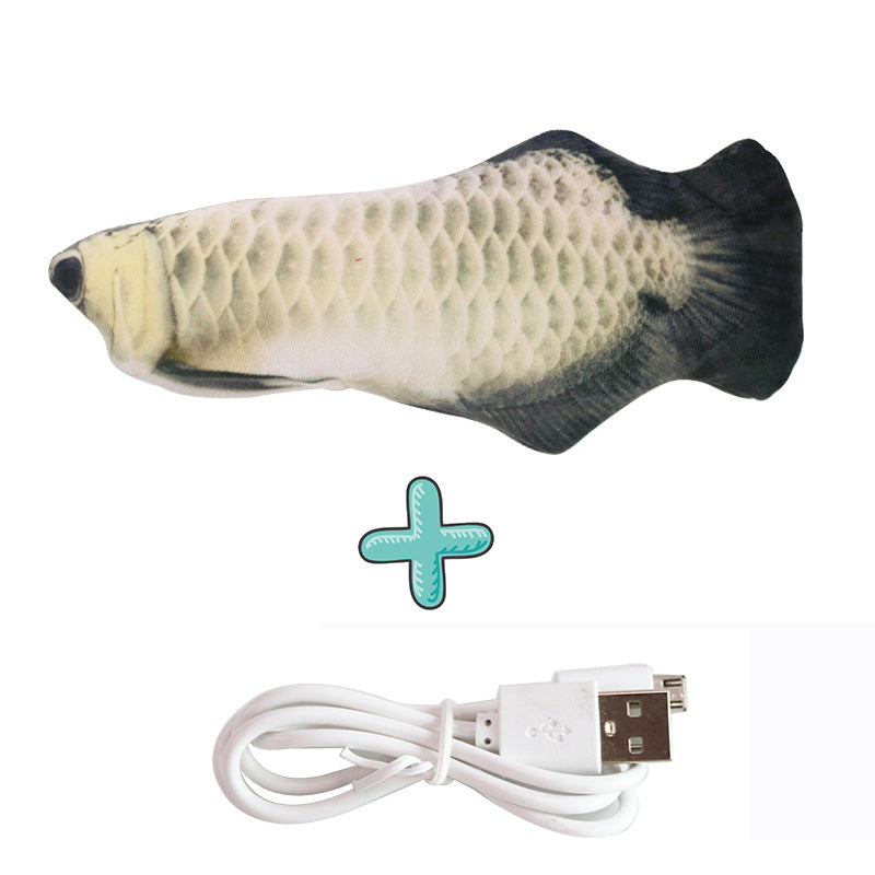 Electric Floppy Fish Cat Toy