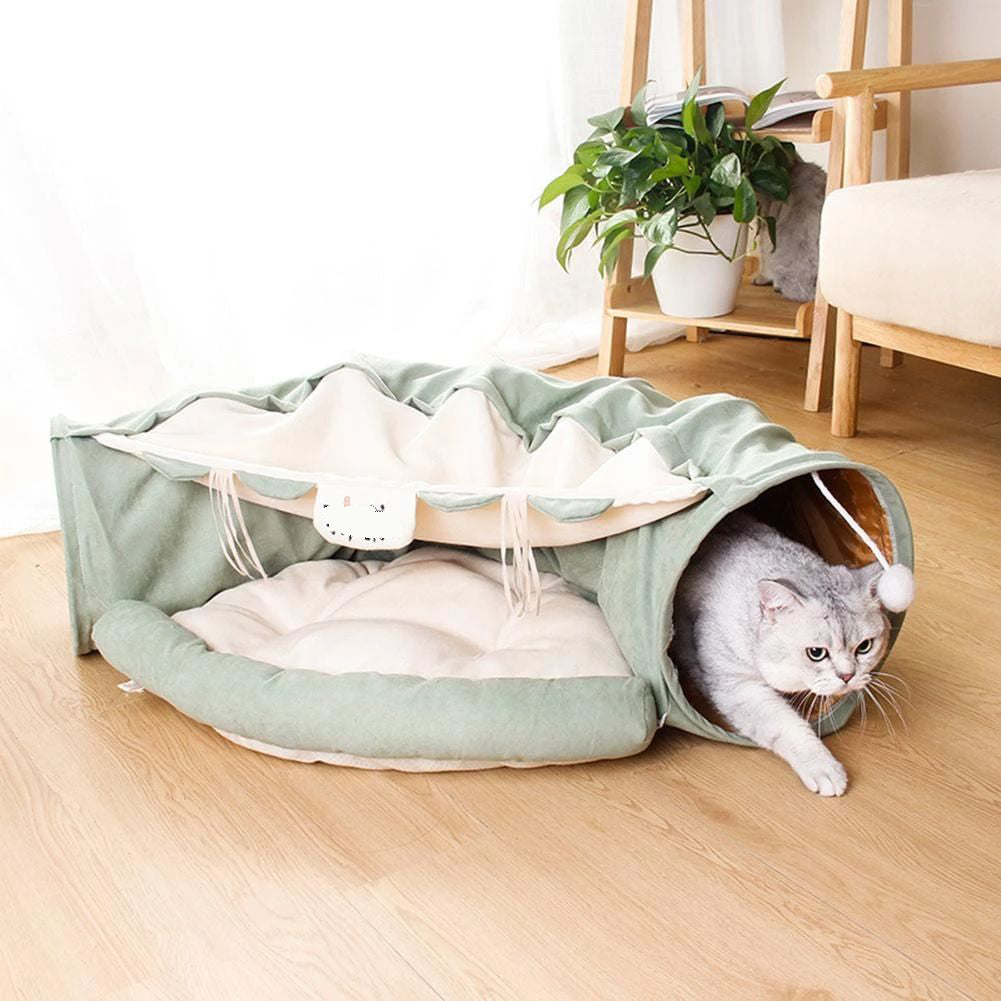 Foldable Cat Tunnel Bed