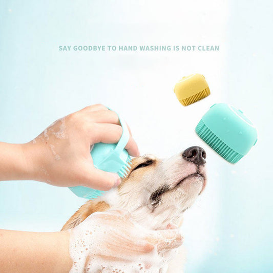 Silicon Dog Shampoo Massage Brush