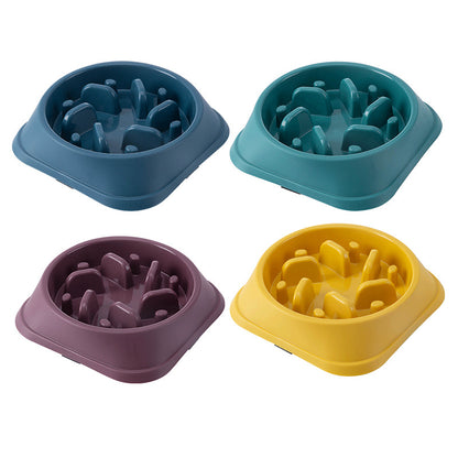 Slow Eating Dog Food Bowl