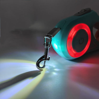 LED Retractable Dog Leash